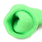 Mallofusa 10 Pack Colorful Sports Basketball Football Absorbent Wristband Party Outdoor Activity (Light Green)