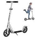 Scooter for Kids 6-12 & Adults | Adjustable Height, Foldable, Lightweight Aluminum Frame | Holds Up to 220lbs | Smooth Ride on A