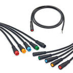 Yunny Brand Hudamzky Ebike Cable Extension Julet Female Male 2 3 4 5 6 Pin Ebike Extension Connector Waterproof Plug For Electri