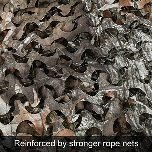 Loogu Camo Netting, Camouflage Netting For Sunshade, Camping, Shooting And Hunting And Many More (6.5X26Ft, 2Mx8M, Loogu Super T