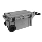 Pelican 80Qt Elite Wheeled Cooler (Dark Grey/Black)  58 Can Capacity With Ice  10 Day Ice Retention  Built-In Bottle Opener  Gua