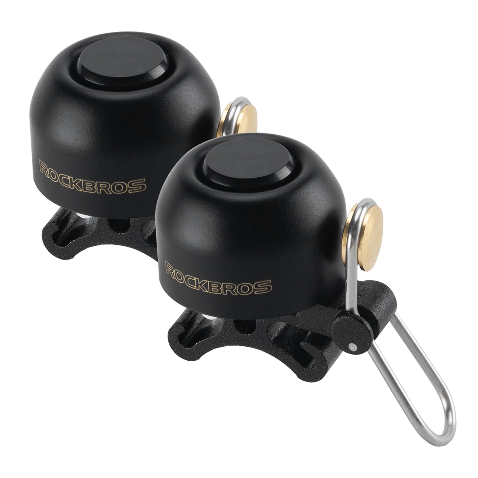 ROCKBROS Bike Bell Classic Bicycle Bell,Loud Sound 100dB Bike Bells for Adults Kids, Fit for 0.87-1.34in Bicycle Handlebars,Road