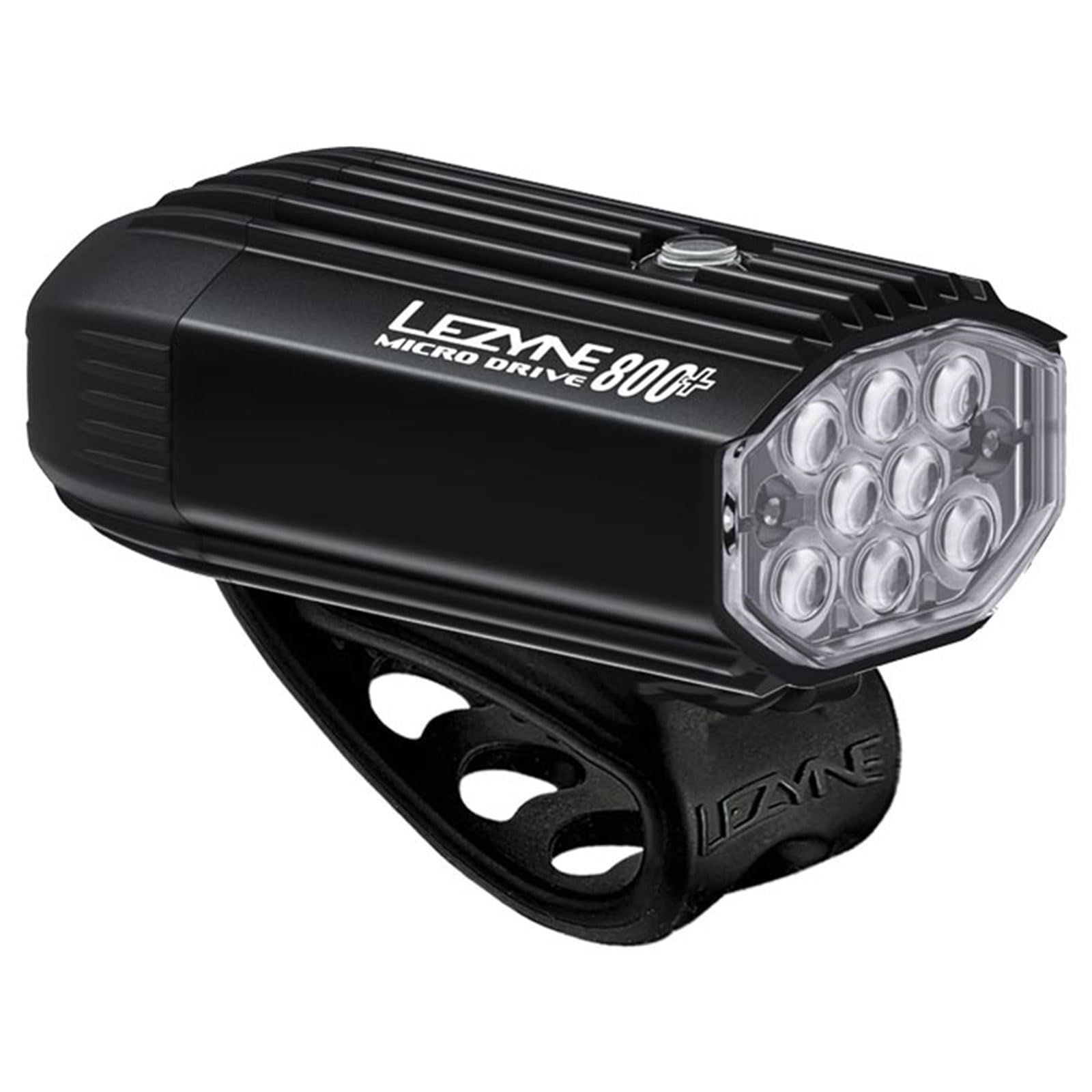 LEZYNE Micro Drive Bicycle USB Rechargeable IPX7 Waterproof White LED Front Light w/Multiple Solid & Flash Modes | Integrated Si