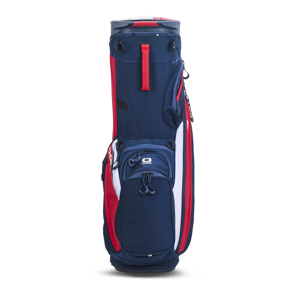 OGIO Golf Silencer Stand Bag (Red/White/Blue)