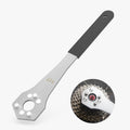 HUBAKO All-New Upgrade Bike Cassette Wrench for 10T/11T Sprocket, Bearing Steel + Ni-Cr Plating Super Hard Professional Safer an