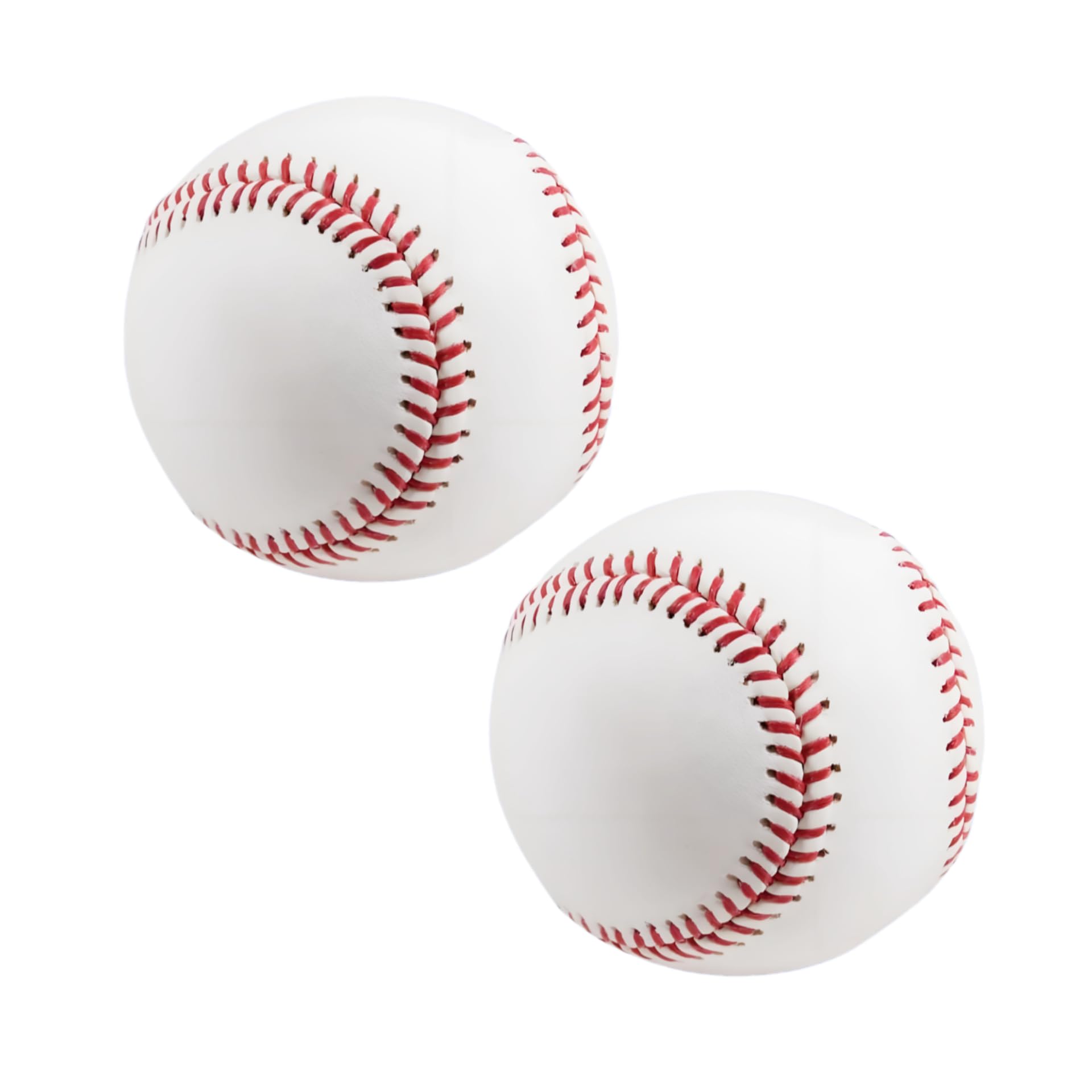 Rarapop 2 Pack Tee Ball Practice Baseball, Reduced Impact Kids Safety Baseballs, Unmarked Tballs Training Baseballs Rubber Filli