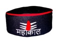 Aruna Kullu Handloom Mahadev Logo Cap (Mahakaal Black, 1)