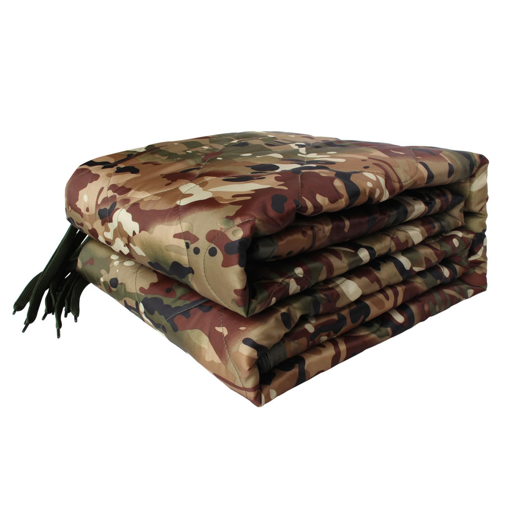 Grvcn Military Blanket - Camping Sleeping Bag, Poncho Liner Thermal Insulated Blanket, Lightweight Portable Outdoor Hiking Survi