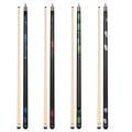 Garsen 4 Pieces Pool Stick Cue Stick 58 Inch 18 Oz 19 Oz 20 Oz 21 Oz Billiard House Bar Pool Cue
