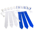 Wyzworks 12 Player Adjustable Flag Football Set, 3 Flags Per Belt, Hook And Loop Fastener, Nylon Belt W/Double D-Ring Closure, 1
