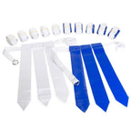 Wyzworks 12 Player Adjustable Flag Football Set, 3 Flags Per Belt, Hook And Loop Fastener, Nylon Belt W/Double D-Ring Closure, 1