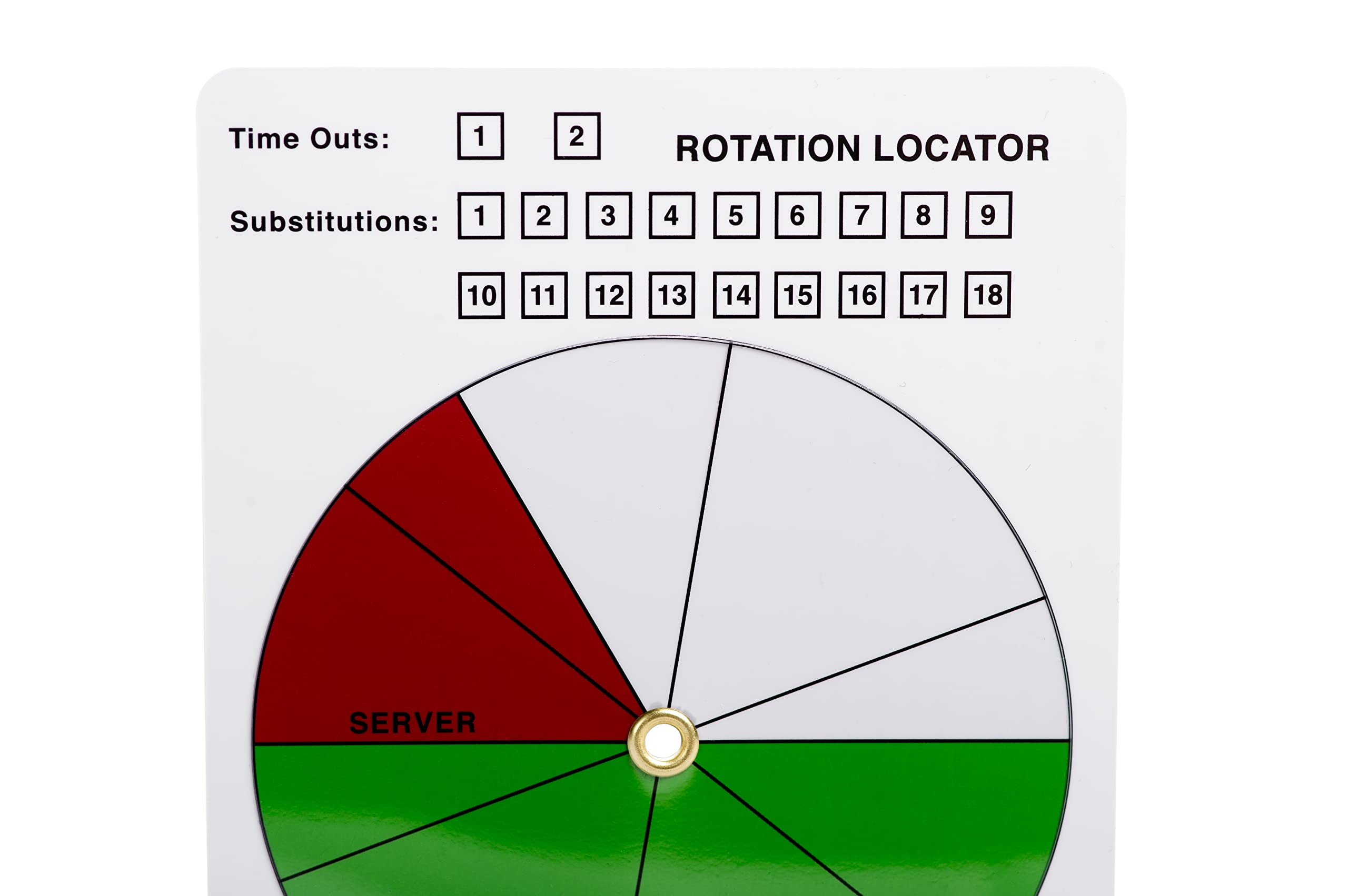 Tandem Sport Volleyball Rotation Tracker - Volleyball Rotation Tracker For Referees & Coaches - Tracks Substitutions, Positions