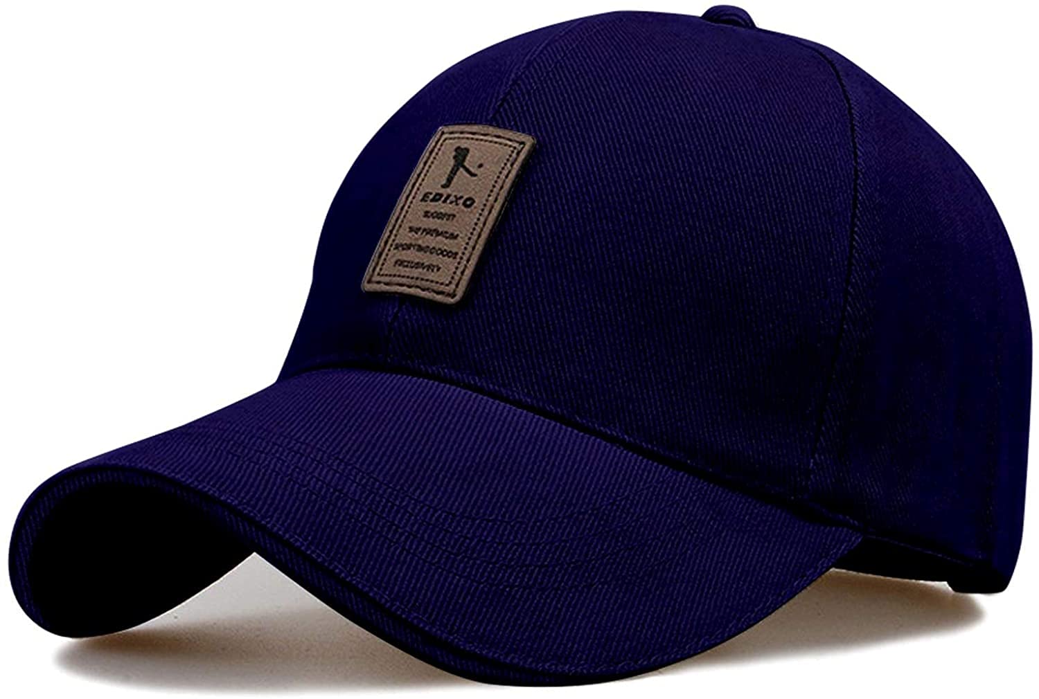 Fabseasons Unisex Cotton Cap (Mc80Blue_Blue_Free Size)