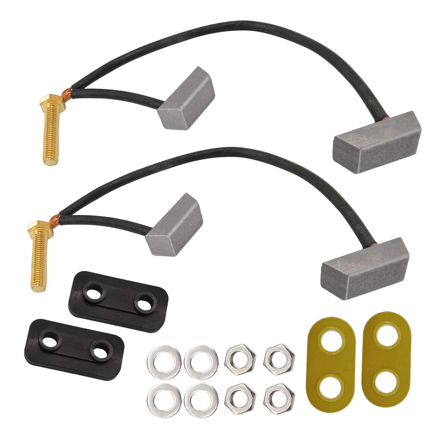 Leapgomax Golf Cart Motor Brushes Kit Fits Club Car Electric 1994-Up 36 & 48-Volt And Yamaha Electric G8 G9 G14 G16 Ge Electric