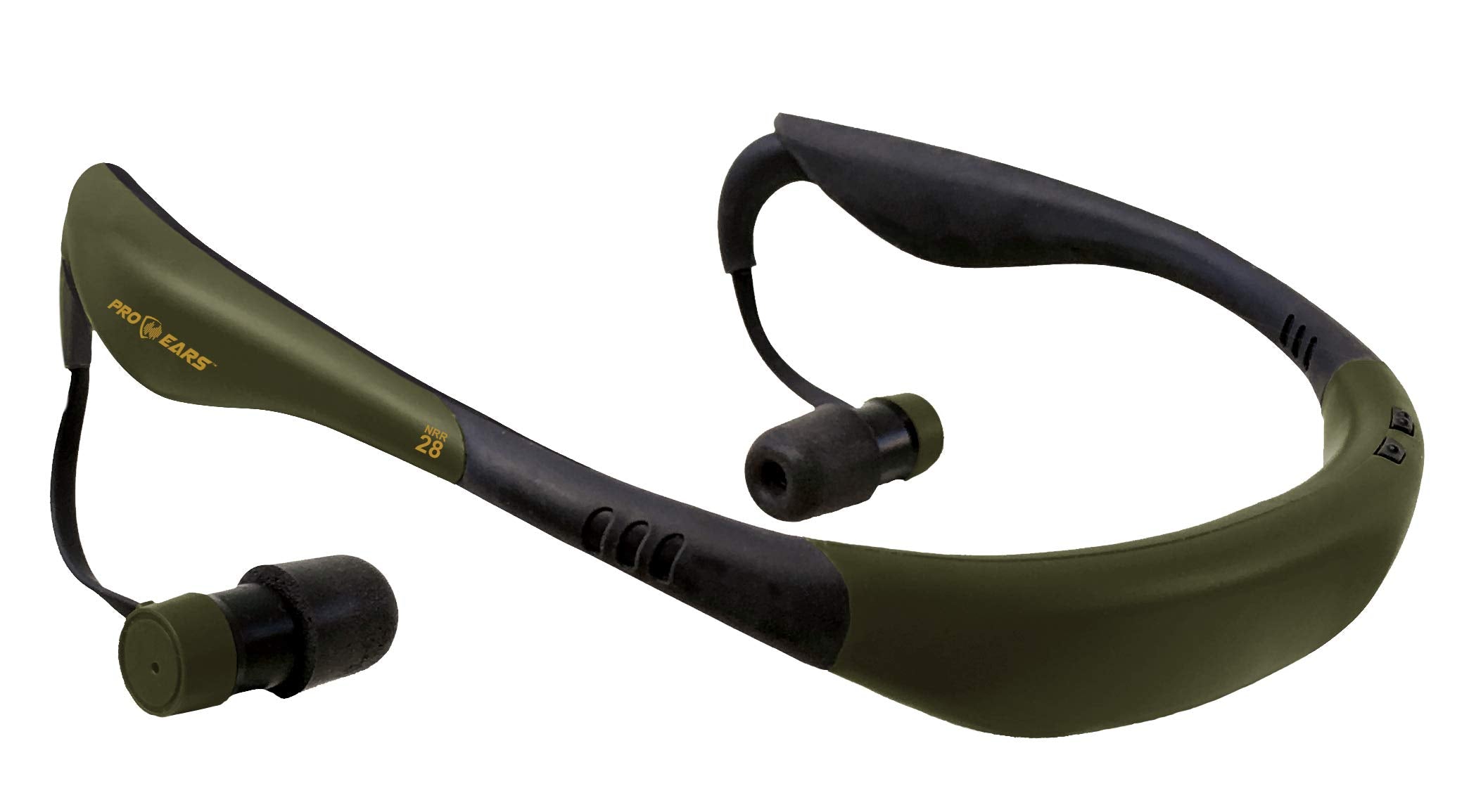 Pro Ears Stealth 28 Ear Buds, Electronic Noise Amplification, 28 Db Hearing Protection, Behind The Head, Hunting & Shooting, Ele
