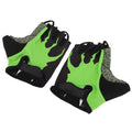 Jaerb Fitness Gloves, Silicone Palm Easy Removal Half Finger Workout Gloves Abrasion Proof Anti Skid for Exercise (S)