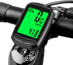 Bicycle Speedometer Waterproof Wireless Cycle Bike Computer Bicycle Odometer With Lcd Display  Multi-Functions