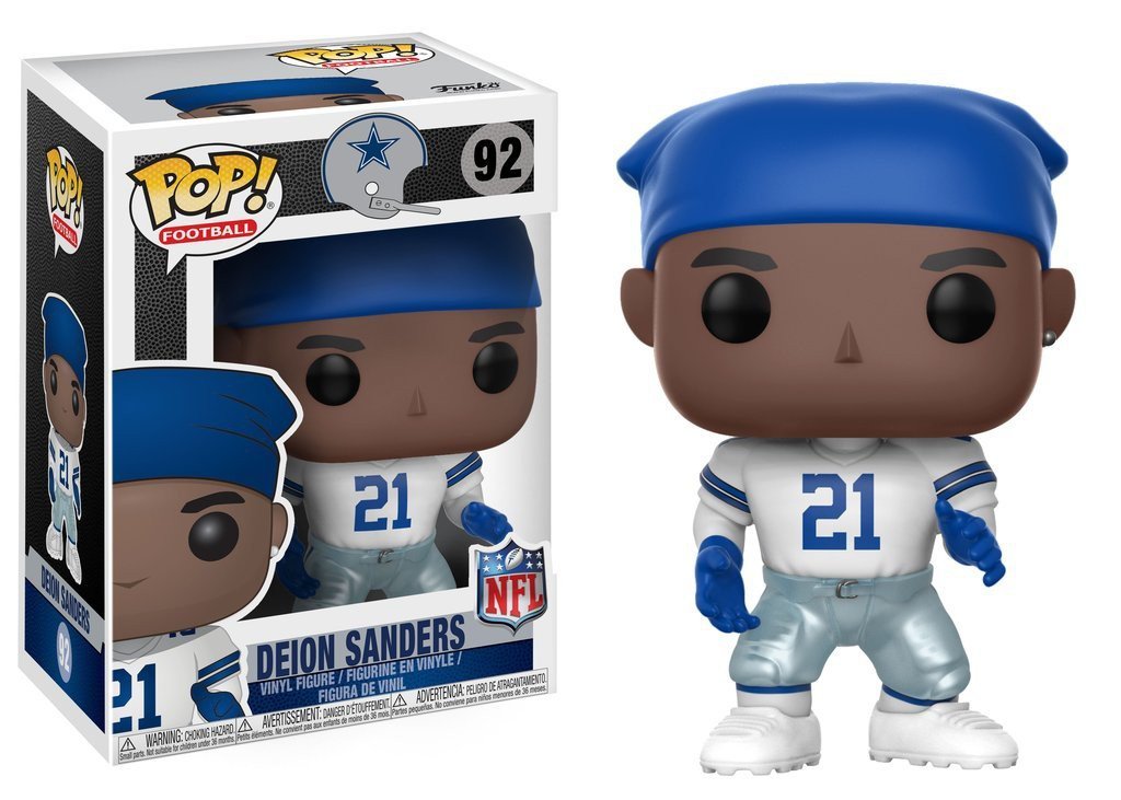 Funko POP NFL: Deion Sanders (Cowboys Home) Collectible Figure