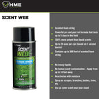 Hme Scrape Venom Scent Web, 5Oz | Long-Lasting Effective Powerful Pre/Post Rut Scented String Foam Attractant For Hunting, Arche