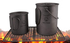 Valtcan 900Ml Titanium Pot Backpacking Mug 30Oz 0.95Qt