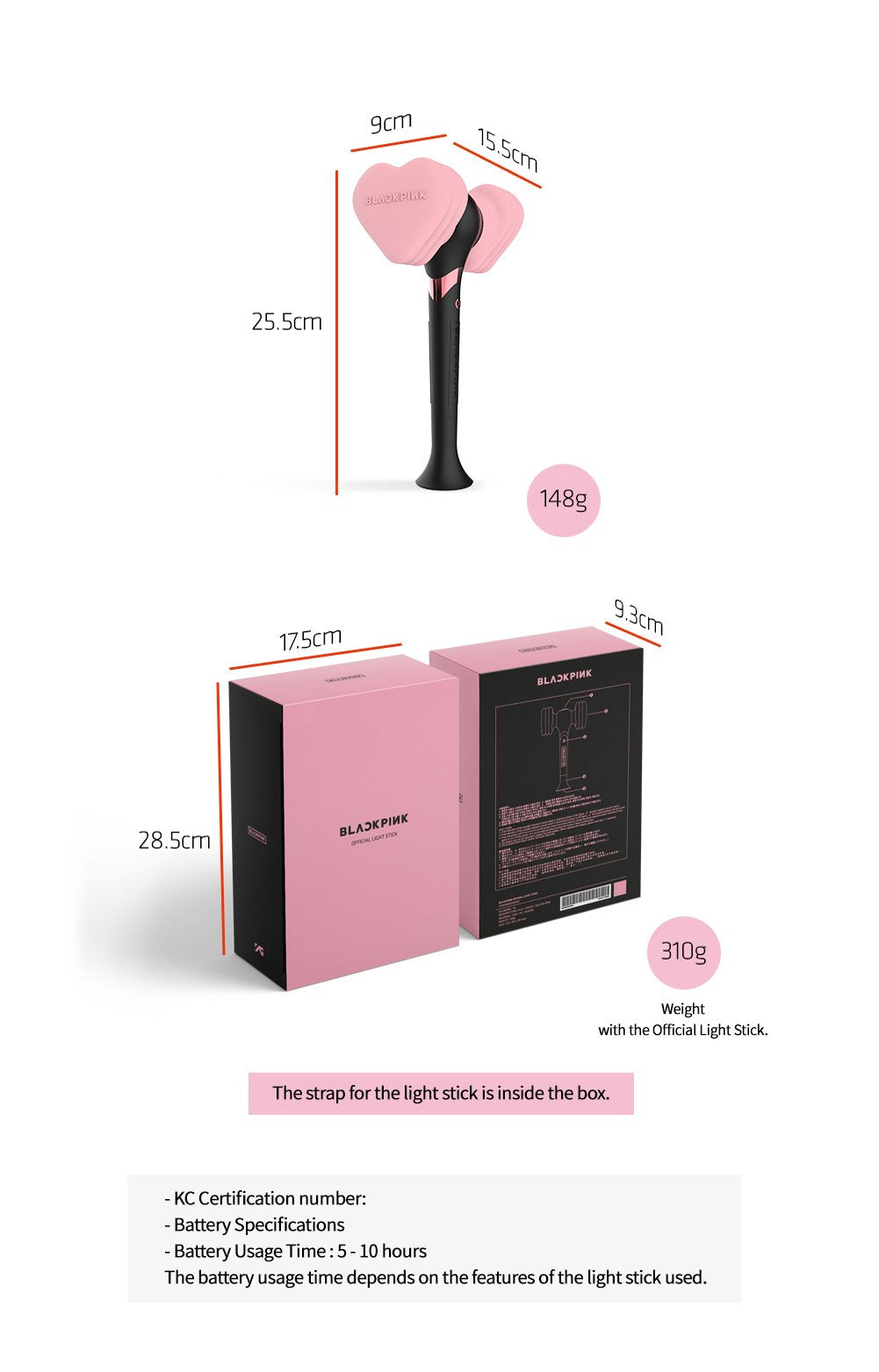 Yg Entertainment Idol Goods Fan Products Select Blackpink Official Lightstick
