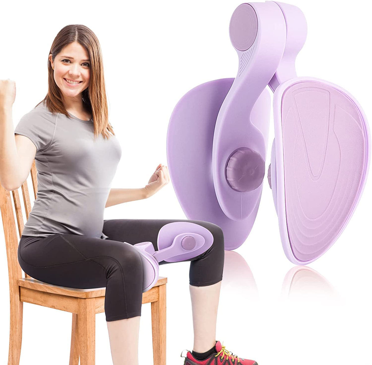 Hip & Pelvis Trainer Thigh Master  Pelvic Floor Exercise Device for Men & Women | Inner Thigh, Butt, Leg & Core Strengthening |