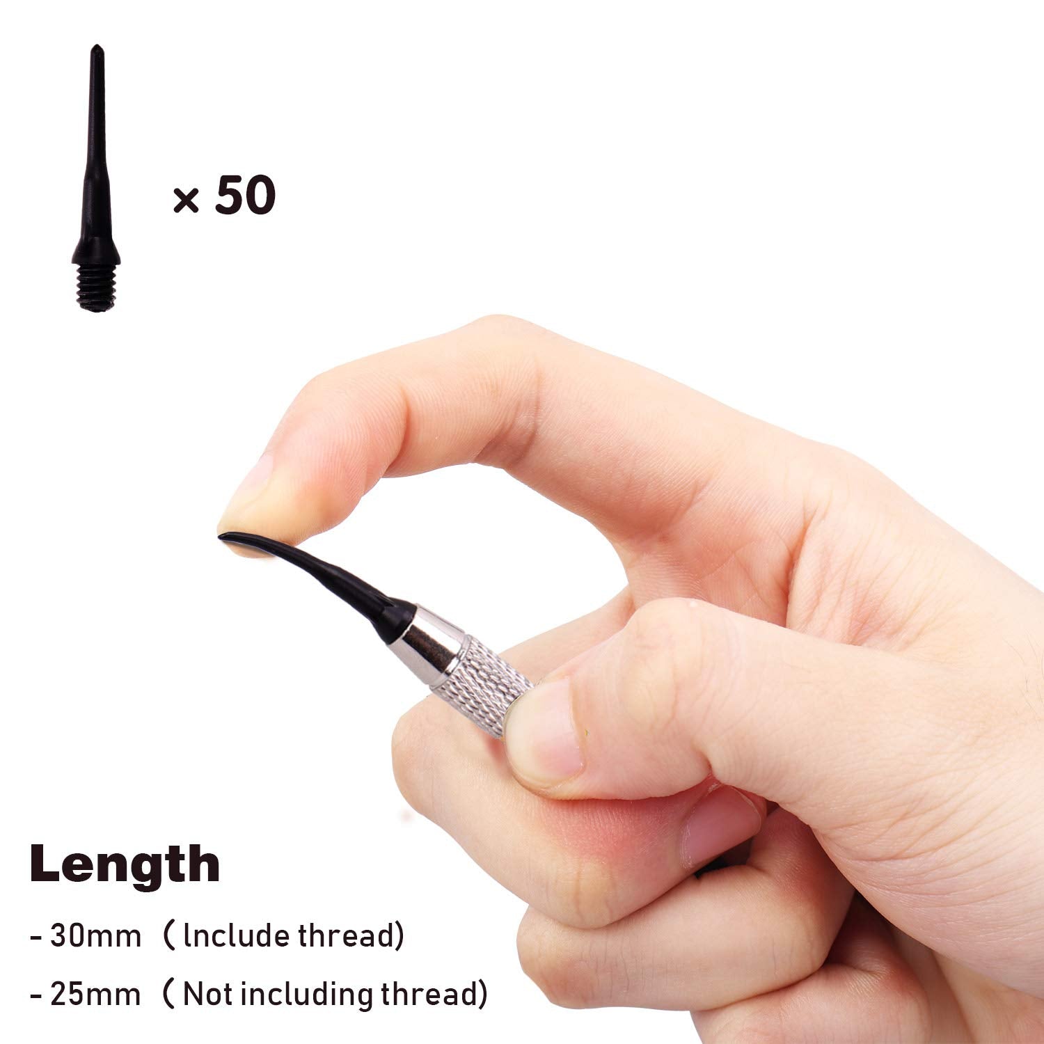 Darts Plastic Tip - Professional Soft Tip Darts Set For Electronic Dartboard 9 Pcs 18 Grams With 50 Extra Tips 9 Shafts 27 Fligh