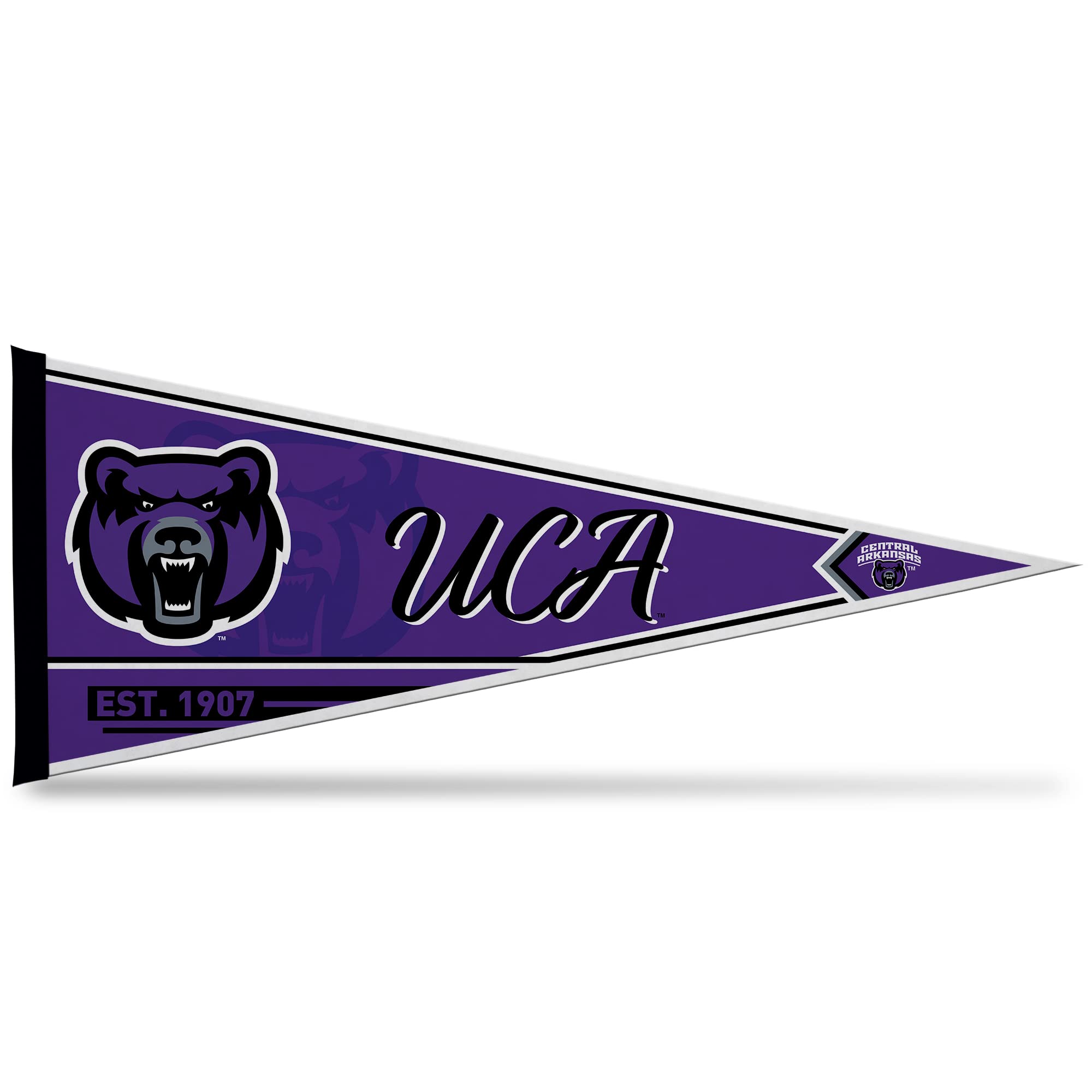 Rico Industries Ncaa Central Arkansas Bears Classic 12'' X 30'' Felt Wall D  Cor Pennant - Great For Home/Bed Room/Man Cave D  C
