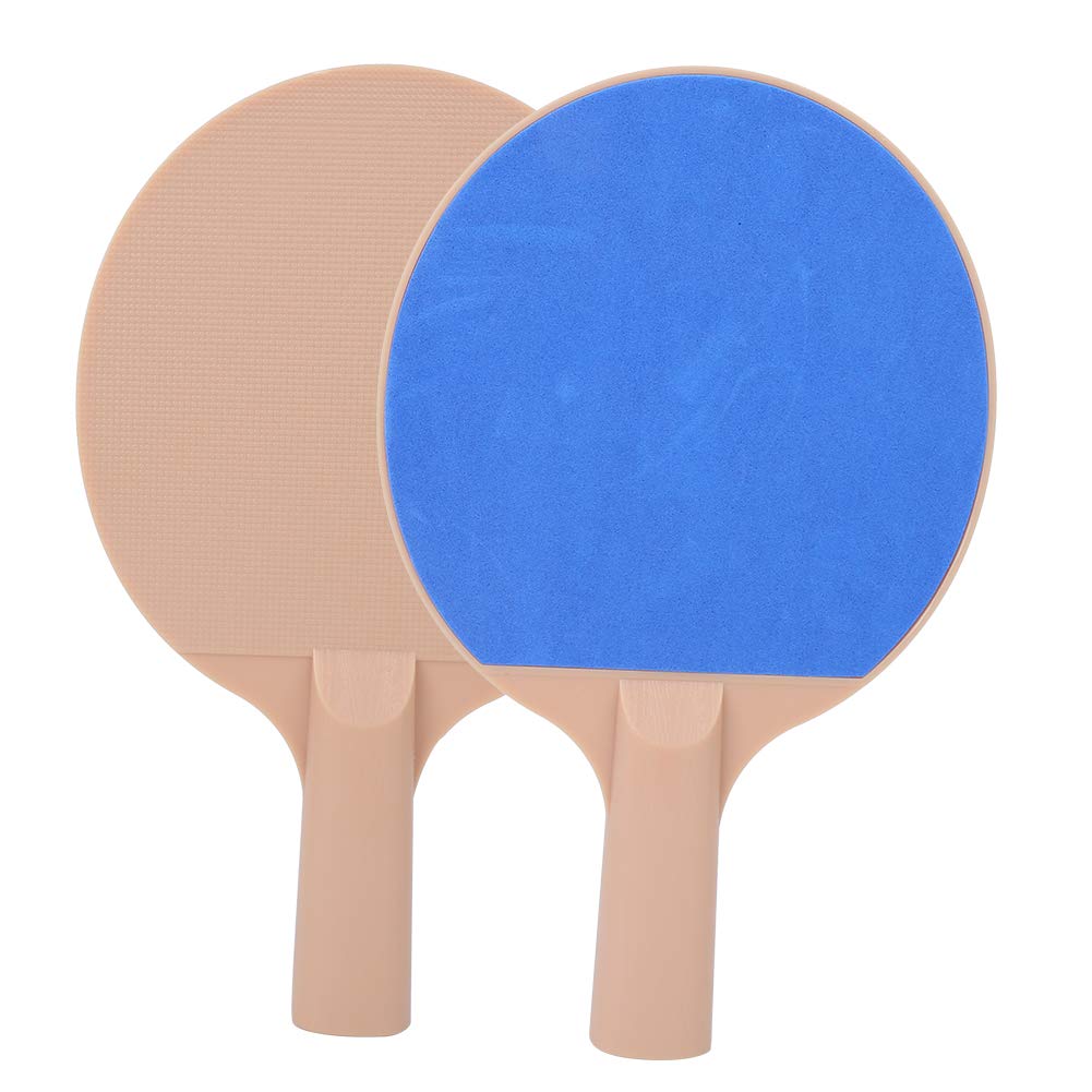 Children Table Tennis Paddle, Plastic Elasticity Racket Kids Pong Paddle Outdoor Sport Table Tennis Practice Bat Kit
