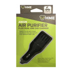 Hme Scent Slammer Car Air Purifier With Dual Usb Ports | Effective Compact Portable Dc Vehicle Dual Ozone Air Cleaner From Smell