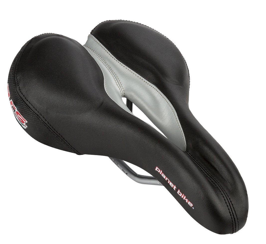 Planet Bike A.R.S. Standard Bike Seat - Men'S, Black/Silver