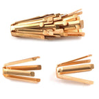 Pro Bamboo Kitchen 10Pcs Golf Club Accessories Assembly Tool Golf Shaft Adapter Shim Octopus Type Brass Golf Shaft Adapter Shims