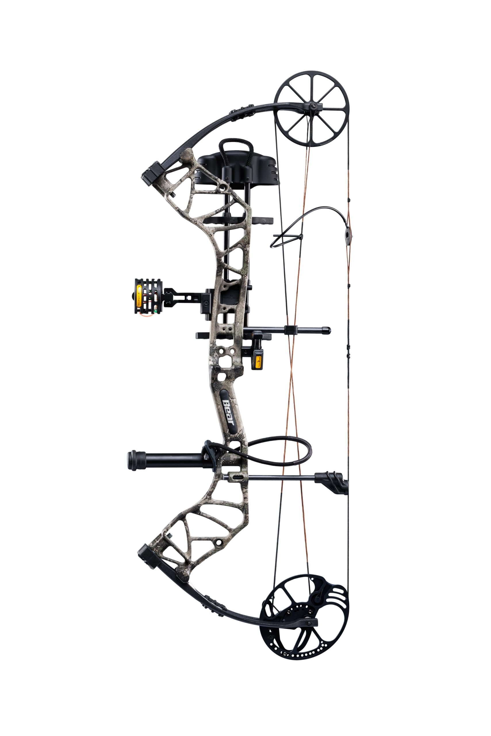 Bear Species XT Ready to Hunt Compound Archery Bow, 70lb. Draw Weight, Left Hand, True Timber Strata/Black