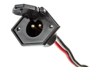 Motorguide 8M4000954 Trolling Motor Power Receptacle, 2-Prong 12V, 24V Or 36V Trolling Motors, For Bow-Panel Installation