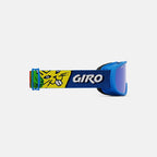 Giro Buster Kids Ski Goggles - Snowboard Goggles For Youth, Boys, Girls- Blue Faces Strap With Grey Cobalt Lens