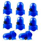 Synoratory 1.5?Iameter Trampoline Enclosure Pole Caps With Screw Thumb For Trampoline Net Hook, 8 Pieces Safety Trampoline Pole 