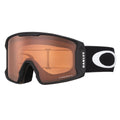 Oakley Line Miner L OO7070 Matte Black w/Prizm Persimmon Ski Goggles for Men for Women+ Bundle Accessory Leash Kit, Microfiber P