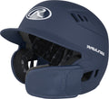 Rawlings | R16 REVERSIBLE EXT | Matte Batting Helmet | Reversible Face Guard | Junior (6 3/8 - 7 1/8) | Matte Navy