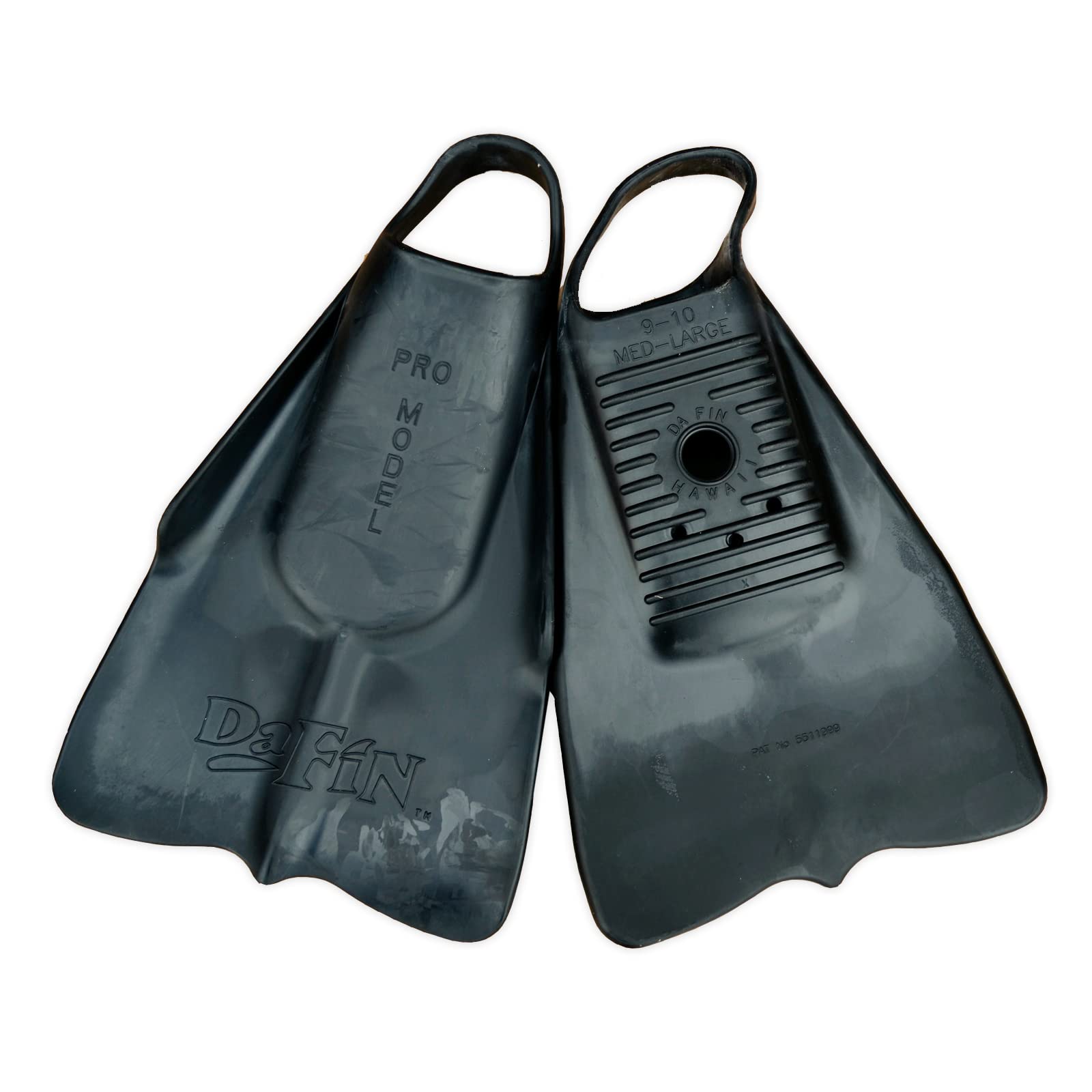 Dafin Swim Fin Pro - Black (Black, Lg)