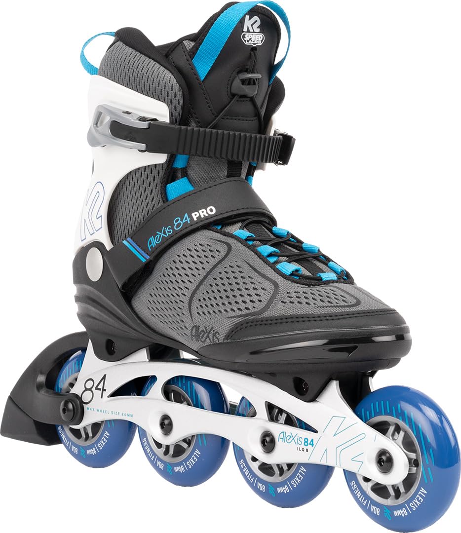 K2 Skate Alexis 84 Pro, 6, Gray_Blue