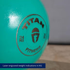 Titan Fitness 24 Kg Competition Kettlebell, Single Piece Casting, Kg Markings, Full Body Workout