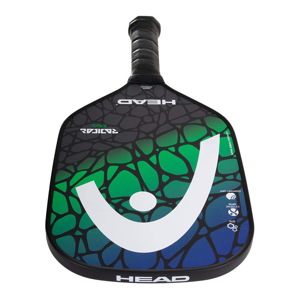 Head Fiberglass Pickleball Paddle - Radical Pro Textured Paddle W/ Honeycomb Polymer Core & Comfort Grip