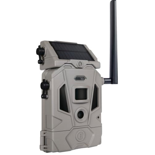 Bushnell Cellucore 20 Solar Trail Camera, Dual Sim Low Glow Hunting Game Camera With Detachable Solar Panel Works With Onx Hunt