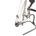 Hme Lightweight Durable Portable 360-Degree Rotating Tool-Free Setup Archer'S Practice Bow Stand With Arrow Ring Included