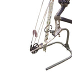 Hme Lightweight Durable Portable 360-Degree Rotating Tool-Free Setup Archer'S Practice Bow Stand With Arrow Ring Included