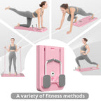 Janua Pilates Board - 2024 Pilates Reformer Set, Multi-Purpose Foldable Pilates Reformer Board For Home, 5 In 1 Pilates Sliding