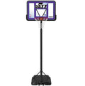 Lifetime NBA Utah Jazz Portable Basketball Hoop, Adjustable Height 7.5-10 Ft, 44 Inch Shatterproof Fusion Backboard, Base with W
