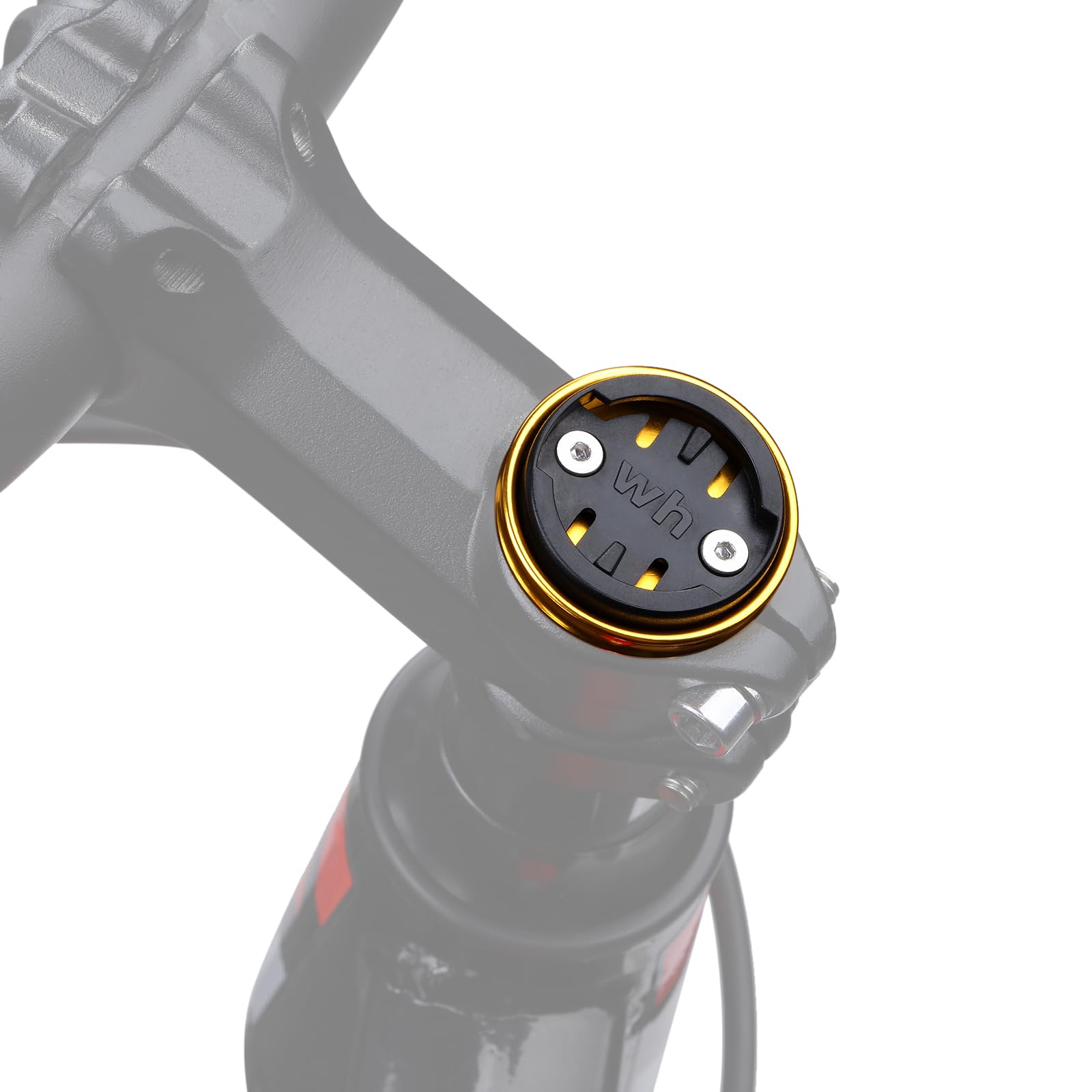 KREMORV Bike Stem Top Cap Mount Holder Bicycle Computer Mount Adapter for Wahoo Elemnt Wahoo Mini Elemnt Bolt