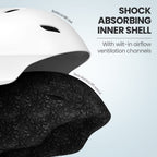 Outdoormaster Kelvin Ski Helmet - Snowboard Helmet For Men, Women & Youth (White,M)