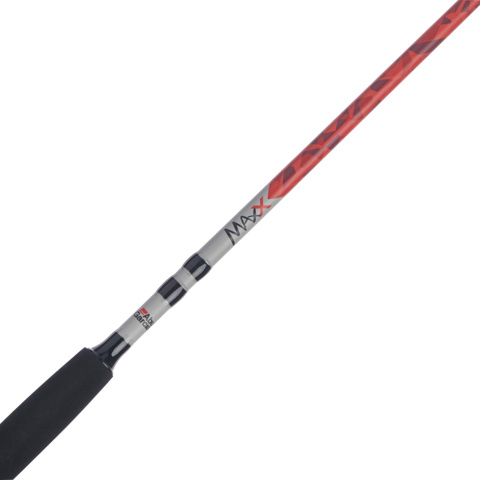 Abu Garcia 7 Max X Fishing Rod And Reel Spinning Combo, 3 +1 Ball Bearings With Lightweight Graphite Body & Rotor, Rocket Line M